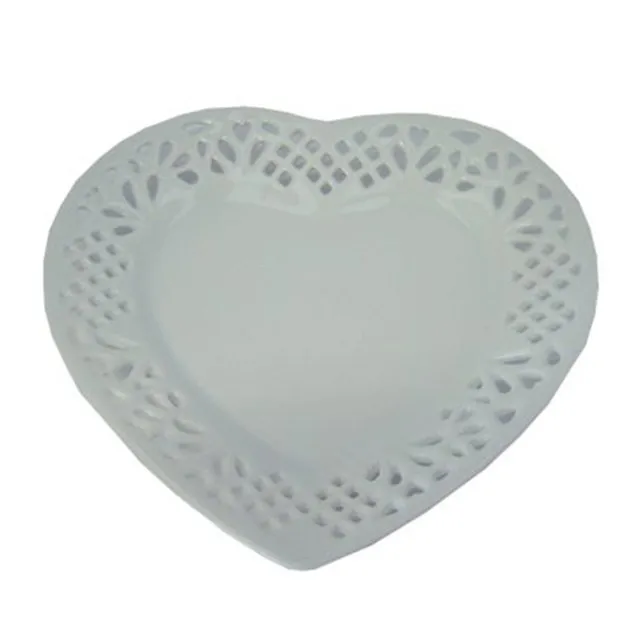 Custom Ceramic Serving Tray White Ceramic Square Serving Platter With