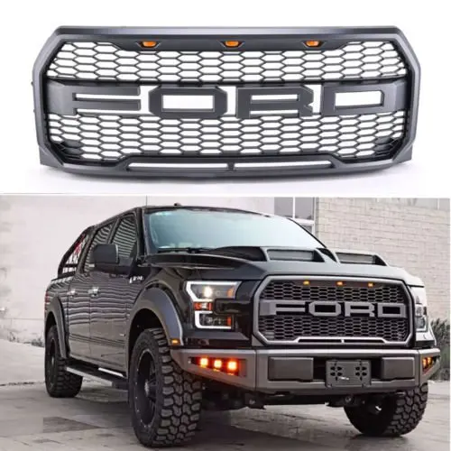 Exoticstore REPLACEMENT 2015 2016 2017 Raptor style Grill Kit For Ford F-15...