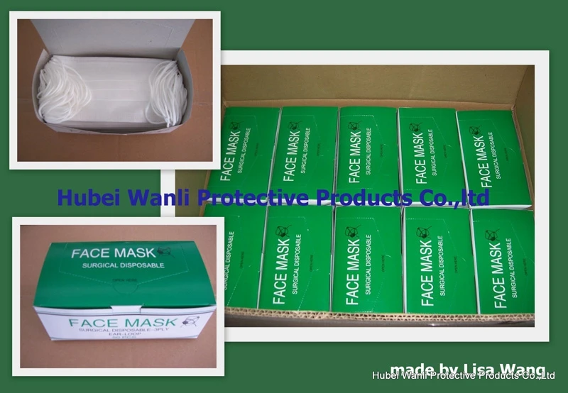 Face Dust Mask Earloop Medical Surgical Mask Hot Sale 3 Ply Disposable For Daily Ce Adult100% Cotton(ae) Gb/t 32610