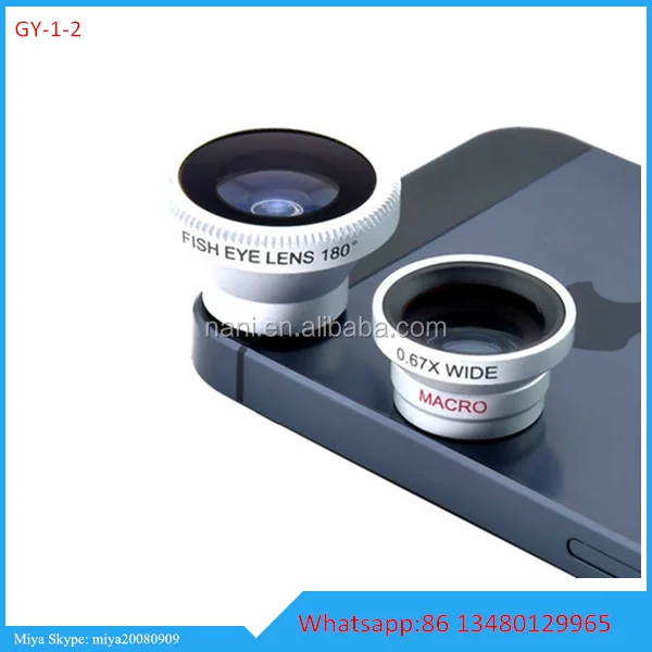 For Iphone lens kit 3 in 1,magnetic universal 3 in 1 lens,for Iphone lenses 0.67 wide angle macro fisheye lens for all mobile