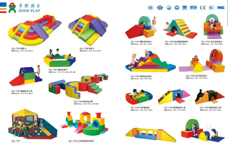 Baby Indoor Soft Play Equipment/toddler Soft Playground/kids Soft Play