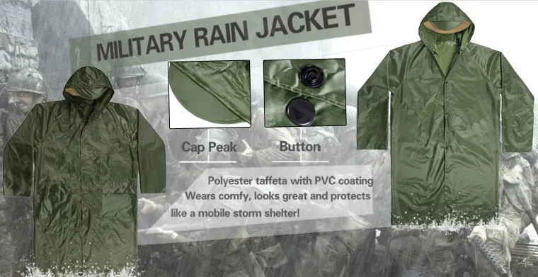military raincoat suit