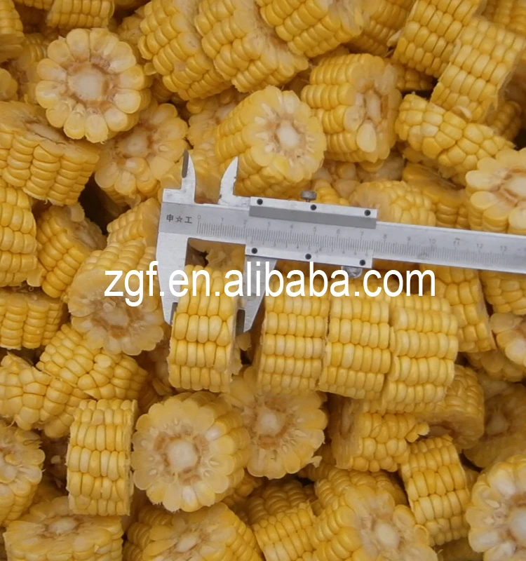 2017 Delicious frozen IQF sweet corn cobs