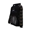 100% polyester zip up high collar mens custom blank hoodies