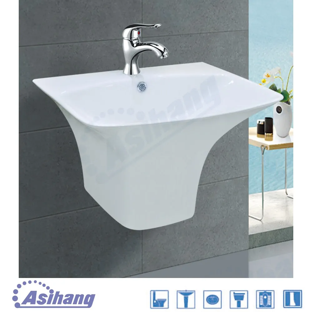 White Ceramic Wall Hung Basin Price In India For Wash Basin