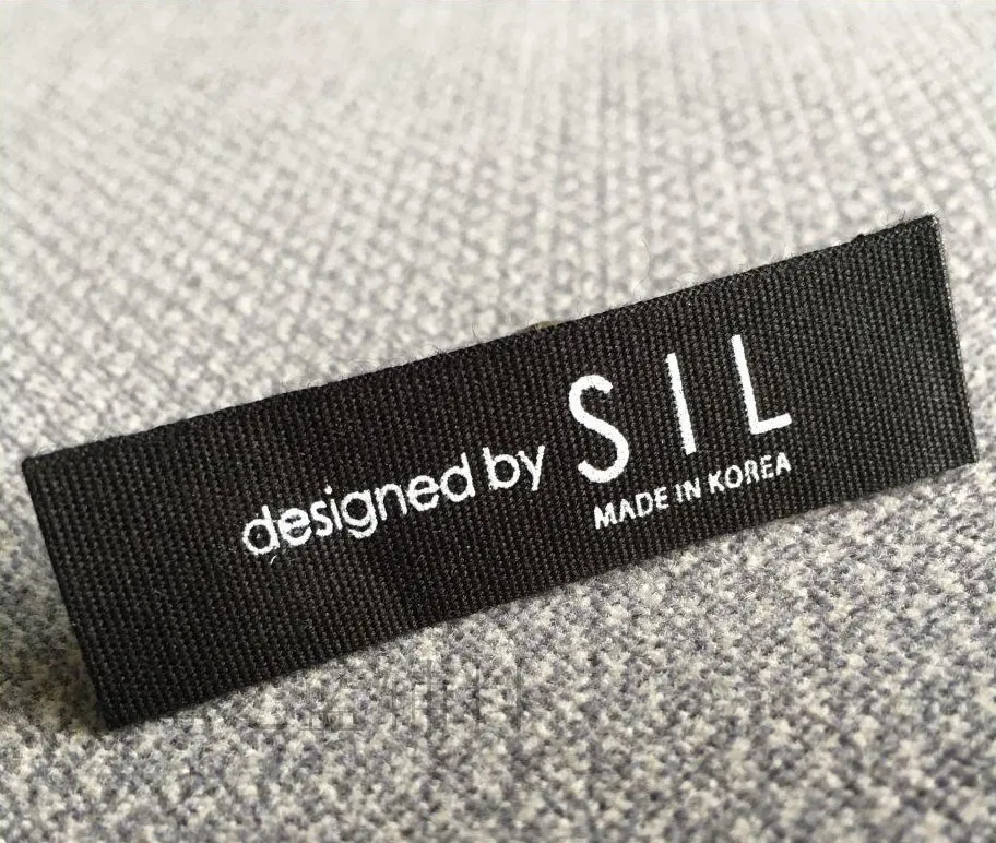 garment fabric label/ganrment label printed clothes labels tag