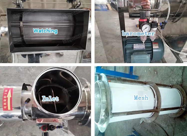 Airflow Sieving and Crush Machine for Baobab Pulp