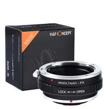 Lens Mount Adapter for Sony Alpha DSLR (Minolta AF A-type) Lens to Fujifilm X-Pro1 Mirrorless Camera