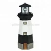 Resin rotating solar LED light lighthouse for garden decoration