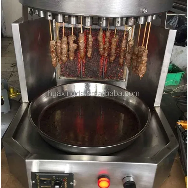 Satay Grill Machine/automatic Bbq Grill Machine/gas Rotating Grill