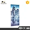 Digital printed blinds factory sale blue color window curtain roller shutter