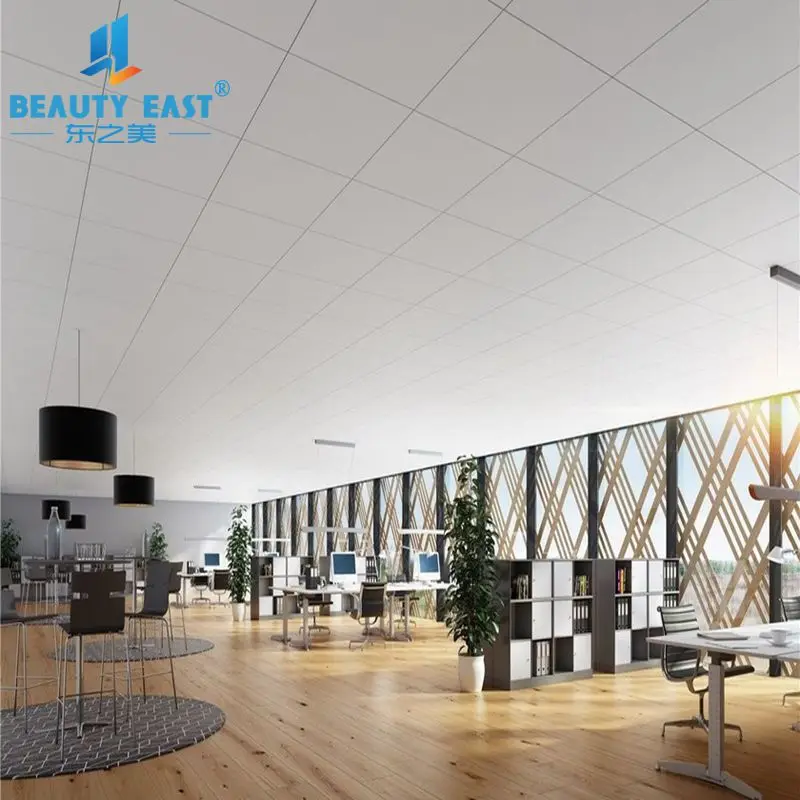 Commercial Washable Insulated Aluminum Suspended Square Ceiling