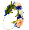 New design rustic wedding hair accessories tiara artificial flower crown