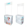 Foldable plastic Promotion table folding promotional table for promotional adversitsing