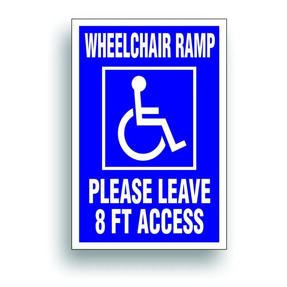 1 x Disabled Toilet WC Bathroom StickerDisabilityMobility Sign