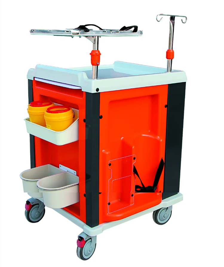 Equipment Function Crash Cart Instrument Medical Trolley Cart For Sale