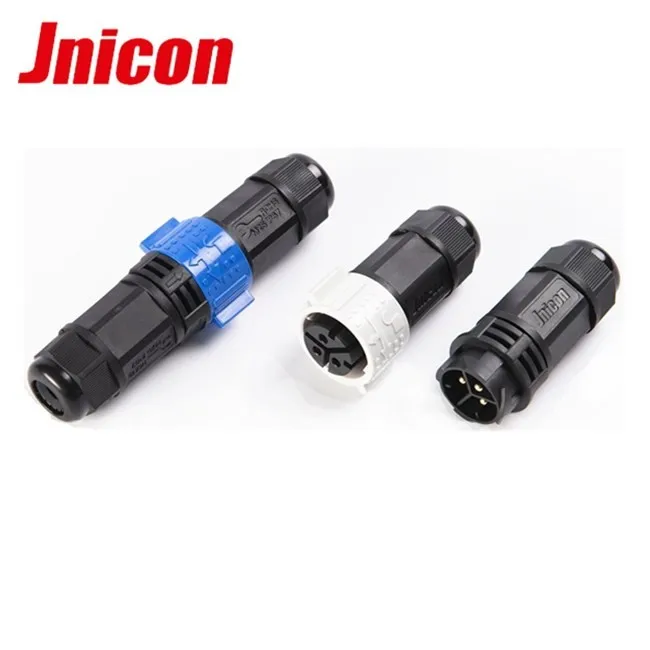 Jnicon M25 Plug With Socket 5 Pin Push Locking 50amp Waterproof Connector Ip67 Buy Led 8948