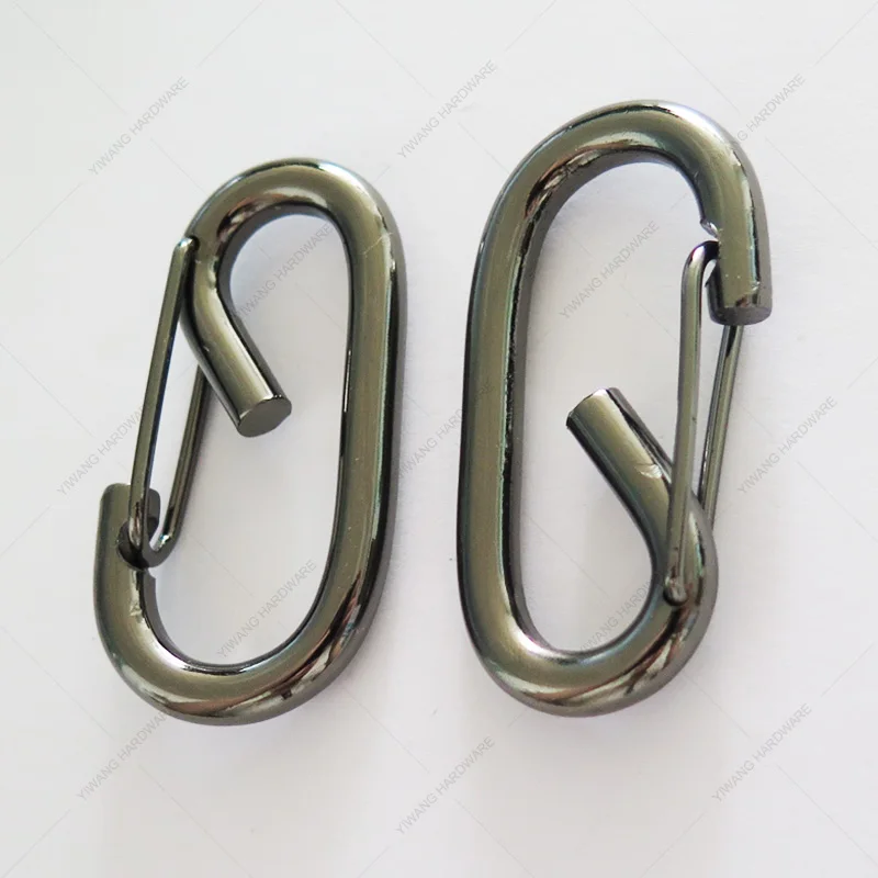 Black 6.0x58mm Locking Carabiner For Dog Leash Buy Snap Hook