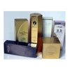 Full color artpaper lamination hot stamping handmade custom small retail cosmetic box packaging