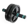 custom abs double abdominal roller exercise ab wheels with mat handle