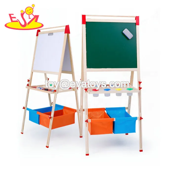Early Educational Double Sided Wooden Drawing Board For Kids