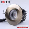 10w IP65 CCT indoor fire rated light fittings led recessed cob fire proof led down light