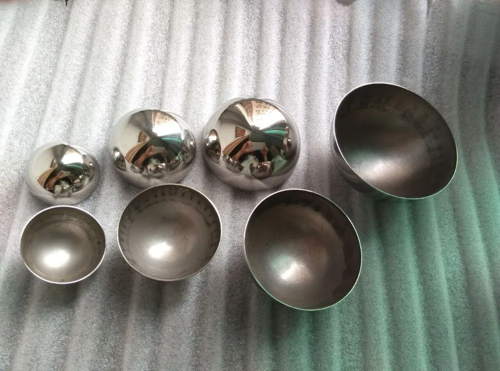 Mirror finish stainless steel bath bomb mold /ice mould /half ball