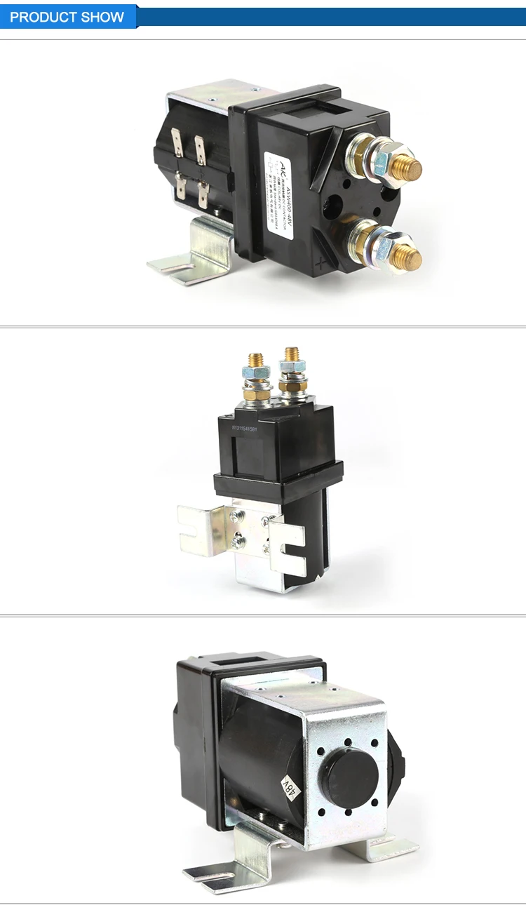 Single Coil 12v 400a Used In Car Batteries Dc Solenoid Contactor With
