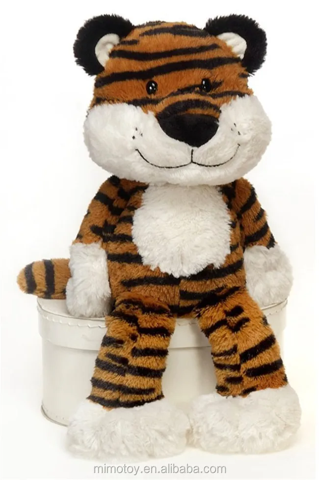 lifelike stuffed tiger