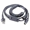 3M Coiled Keyboard Wedge PS2 KBW Cable For PSC Datalogic D100 D130 GD4130 QD2130 Barcode Scanner