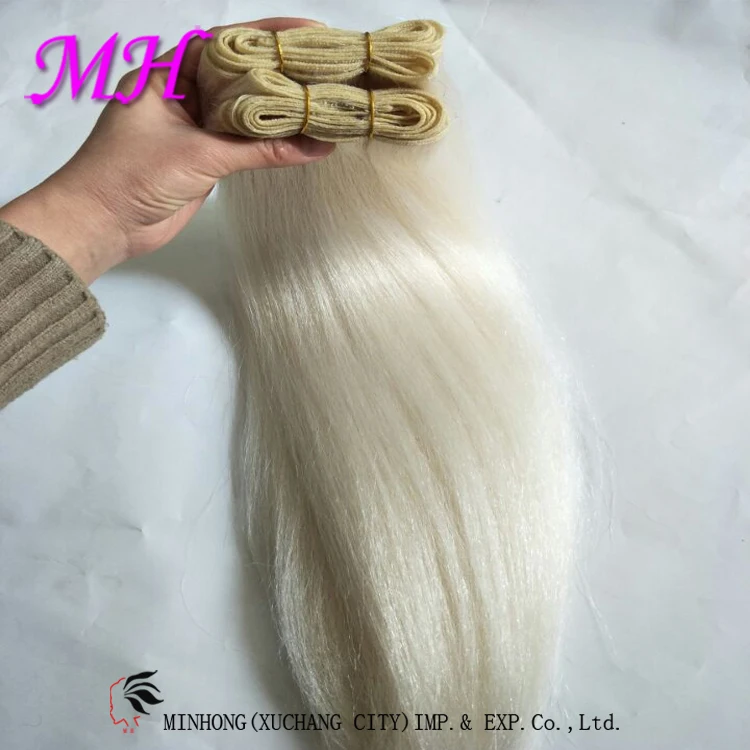 Best Material Natural White Yak Hair Double Drawn Can Be Used For Hair