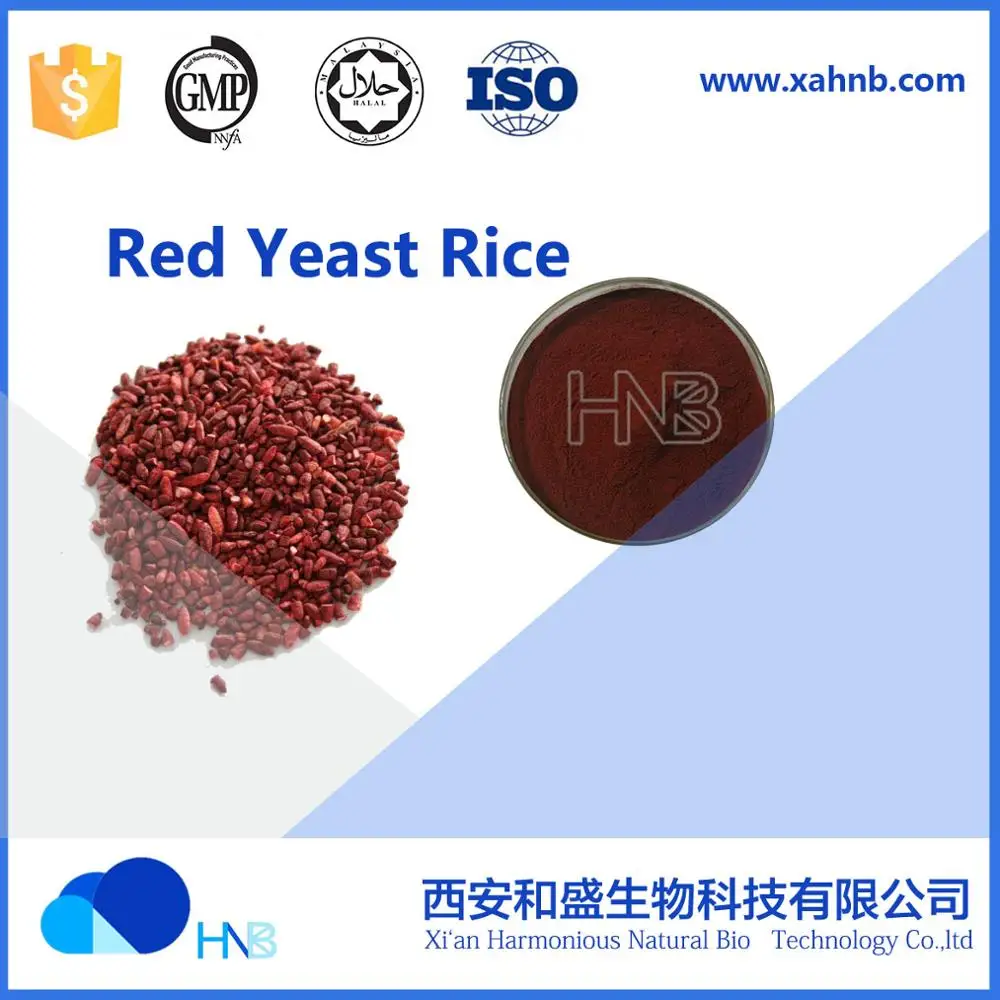 Monacolin K 3 Lovastatin Extract Powder Natural Red Yeast Rice