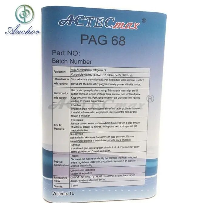 A/c Systems Car Air Conditioning Compressor R134a Oil Lubricant R134a