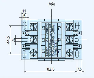 CJX9 Electrical Contactor 1P ,50Hz/60Hz,20A, 25A,30A,,24V,120V,240V,UL Approval
