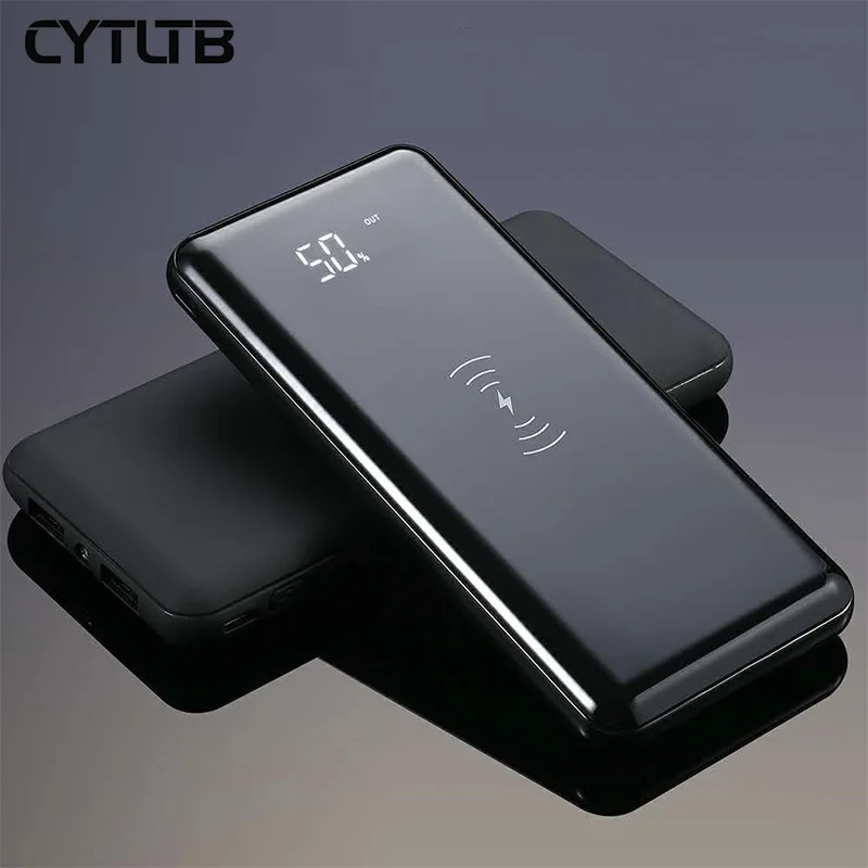 My Smart Price Credit Card Size Slim Powerbank Portable Charger With Plug Screen Display Mirror Wireless Power Bank - ANKUX.COM