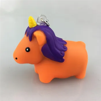 unicorn soft toy keychain