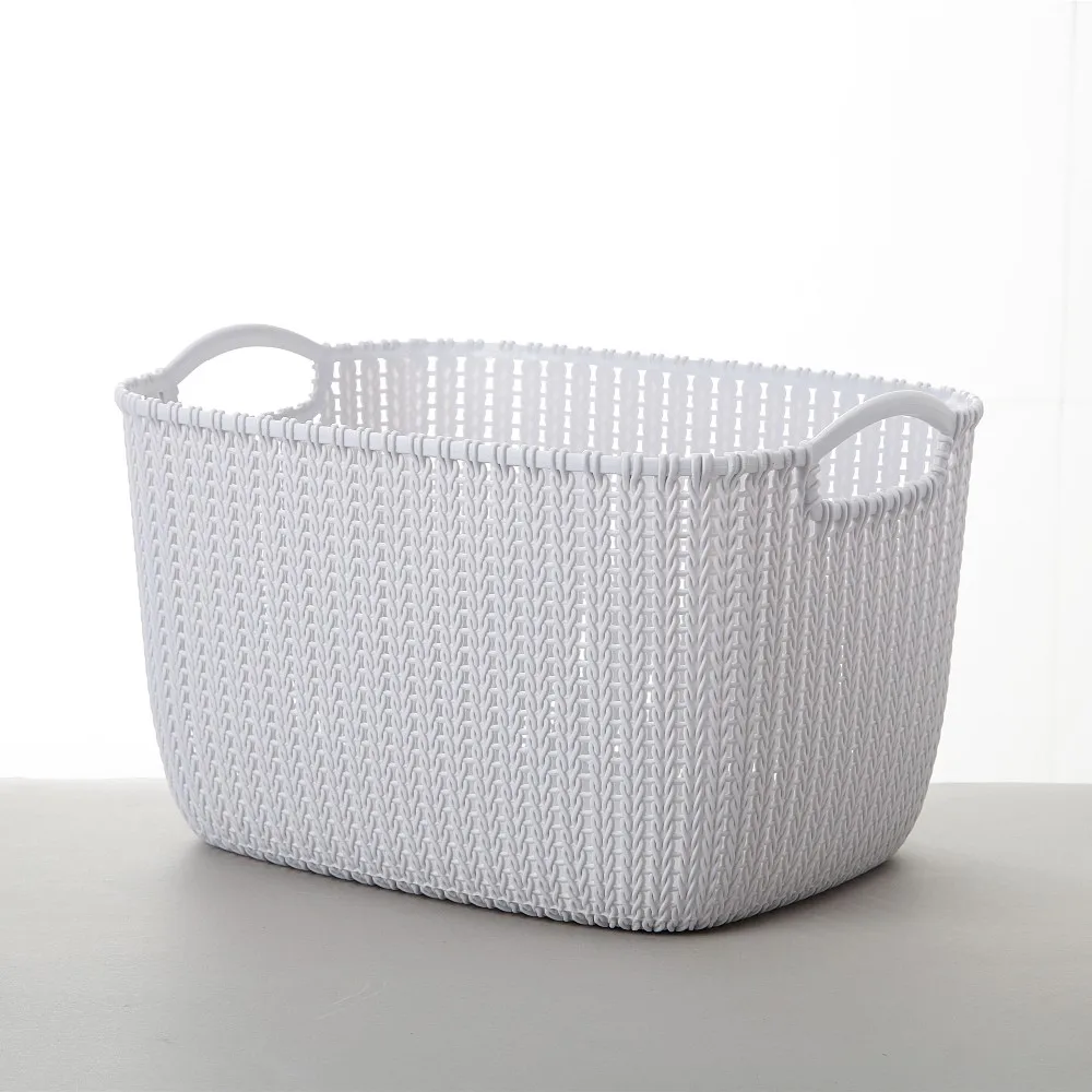 Household Plastic Durable Wicker Storage Basket Buy Wicker Basket