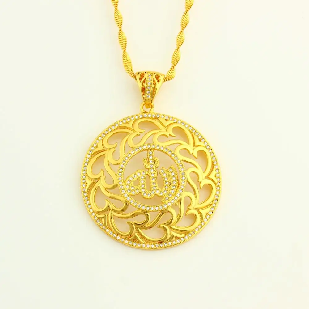 new design muslim gold pendant gold allah pendants, View design muslim ...