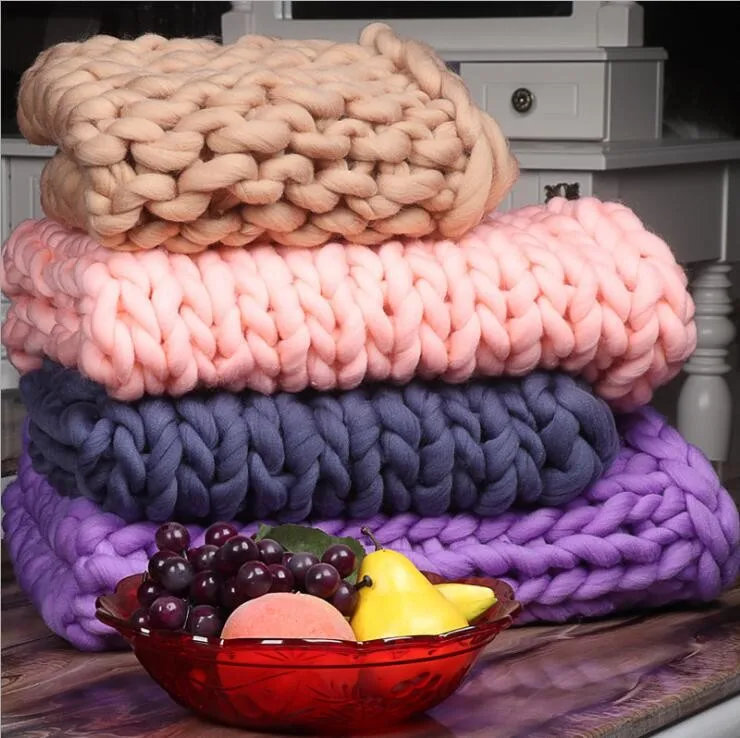 Extreme Knitting Super Chunky Knit Merino Blanket Buy Knit Merino Blanket,Extreme Knitting
