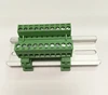 5.08mm pitch fixed on the din rail terminal block realize wire to wire connect
