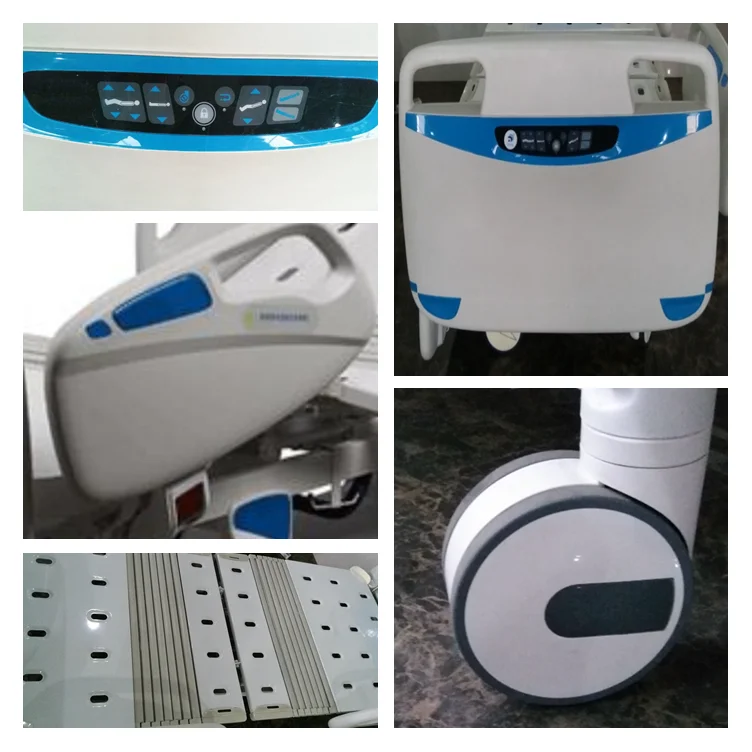 Good price electric hospital furniture 7 functions crank ICU hospital bed with CE, FDA and ISO9001