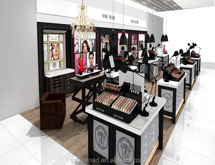 Wholesale cosmetic beauty salon shop showcase interior decoration