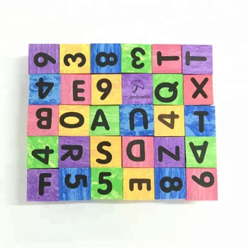 foam alphabet blocks