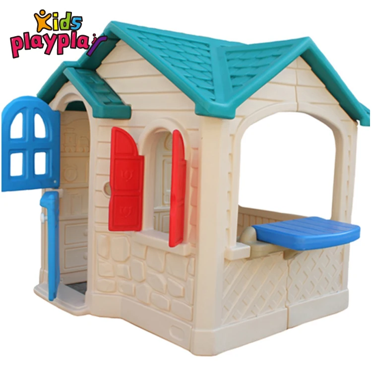 School Play Zone Equipment Mini Playground Plastic Doll House For Kids