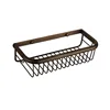 Antique wall mounted metal brass bathroom wire basket ,storage basket ,shelves for bathroom accessories