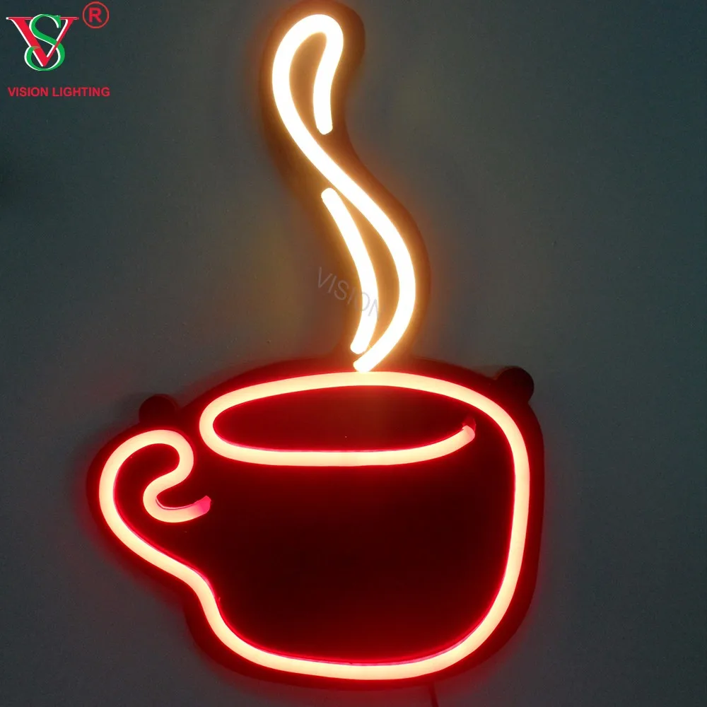 热卖节能长寿命彩色可选定制电子霓虹灯标牌 led