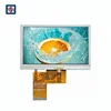 4.3" top quantity tft lcd display 7-DIES WHITE LED energy meter lcd display industrial control TFT