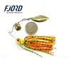 FJORD10g 3/8oz Metal Buzz Bait Wobblers Sinking Fishing Lure Spinnerbait Colorado Willow Blades Flash Chartre Spinner Lure