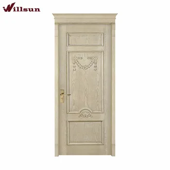 Simple Modern Room Interior Door Designs Fancy Oak Ash Veneer Used