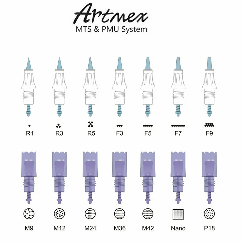 Professional Tattoo Needle Cartridges For Artmex Tattoo Machine V8 V6